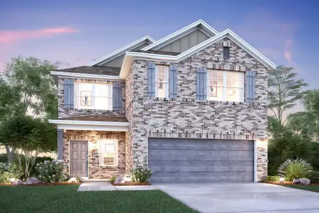 New construction Single-Family house 8210 Blue Shell Ln, Cypress, TX 77433 plan Larkspur - Smart Series - image