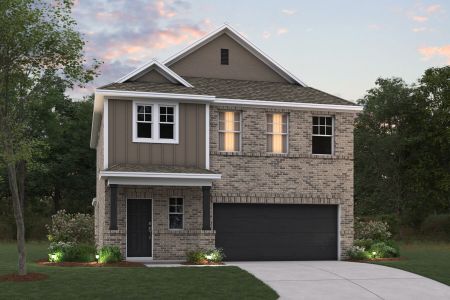 New construction Single-Family house 708 Hidden Feather Dr, Lavon, TX 75166 plan Dogwood II - 30' Smart Series - image