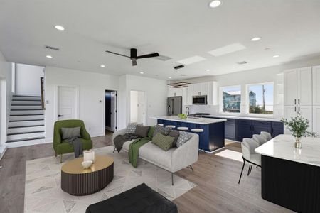 Open floor plan living