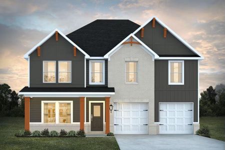 New construction Single-Family house 302 Hudson Ct, Jackson, GA 30233 plan Hemingway - image