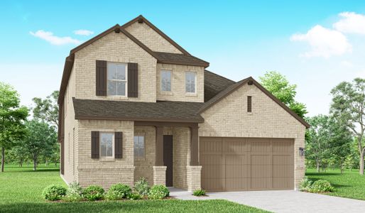 New construction Single-Family house 112 High Rock Pass, Kyle, TX 78640 plan Panamera - image