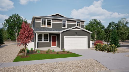 New construction Single-Family house 5735 Bowerman Ln, Colorado Springs, CO 80927 plan Triumph - image