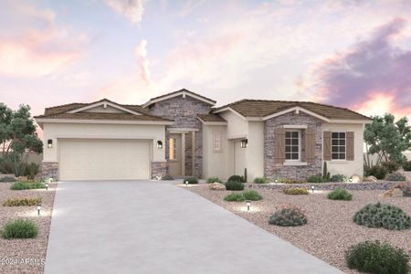 New construction Single-Family house 19020 W Ocotillo Road, Waddell, AZ 85355 Benissa- photo 0