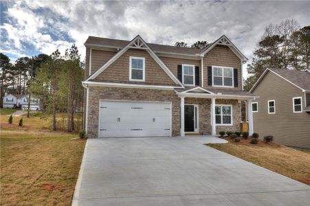 New construction Single-Family house 77 Elivia Way, Dallas, GA 30132 Jackson- photo 0