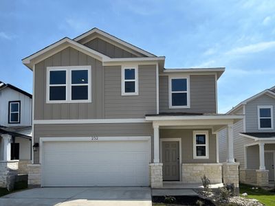 New construction Single-Family house 252 Firefox Wy, Jarrell, TX 76537 plan Hawthorn - image