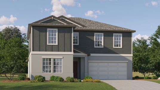 New construction Single-Family house 22361 Blazing Star Run, Land O' Lakes, FL 34637 plan Trenton - image