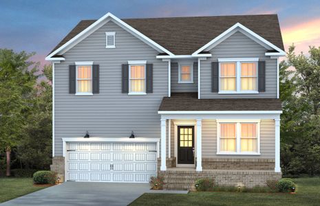 New construction Single-Family house 2112 Cedar Bird Ln, Fuquay Varina, NC 27526 plan Hampton - image