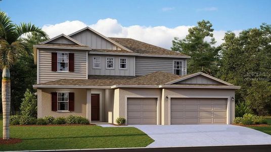 New construction Single-Family house 781 Tundra Lp, Groveland, FL 34736 plan Summerlin - image