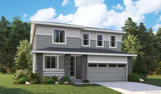 New construction Single-Family house 4655 Short Horn Drive, Johnstown, CO 80534 Lapis- photo 0