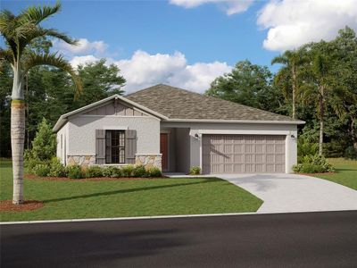 New construction Single-Family house 9865 Last Light Glen, Parrish, FL 34219 Ventura- photo 0