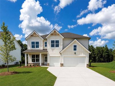 New construction Single-Family house 5274 Blue Bird Path, Powder Springs, GA 30127 plan Grayson - image