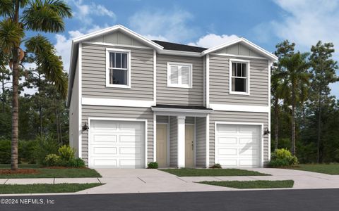 New construction Townhouse house 10896 Havertz Lane, Jacksonville, FL 32218 - photo 0