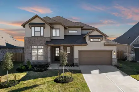 New construction Single-Family house 3316  Bentwood Ranch Dr, Conroe, TX 77385 plan Caddo Mills - image