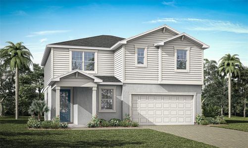 New construction Single-Family house 2700 Sweet Acacia Drive, Clermont, FL 34711 Redwood- photo 0