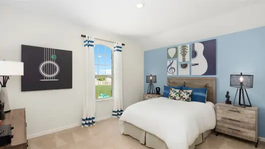 New construction Single-Family house 140 Breeds Hill Rd, Little Elm, TX 75068 plan Liberty II w/ Media Standard - image