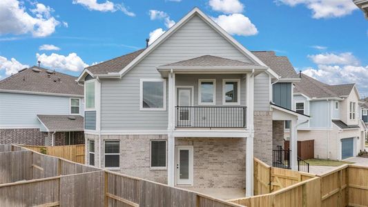 New construction Single-Family house 10027 Nectar Path, Iowa Colony, TX 77583 Oakdale - Courtyard Collection- photo 1 1