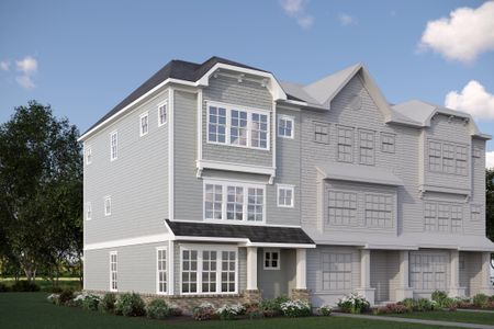 New construction Townhouse house 2420 Adrift Rd, Fuquay Varina, NC 27526 plan Cora End Unit - image 2