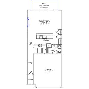 New construction Townhouse house 162 Brown Swiss Cir, Summerville, SC 29483 Moonflower- photo 1 1