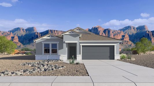 New construction Single-Family house 37955 W Capri Ave, Maricopa, AZ 85138 plan Saguaro - image