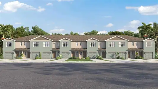 New construction Townhouse house 437 Warm Heron Pl, Ruskin, FL 33570 - image