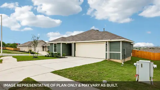 New construction Single-Family house 184 Balmorehea St, Kyle, TX 78640 plan The Dawson - image