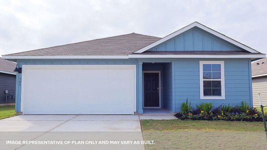 New construction Single-Family house 209 Wirecrested Dr, Lockhart, TX 78644 The Harris- photo 0