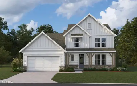 New construction Single-Family house 317 Sheephead Bayou Dr, Panama City Beach, FL 32407 plan Charles - image