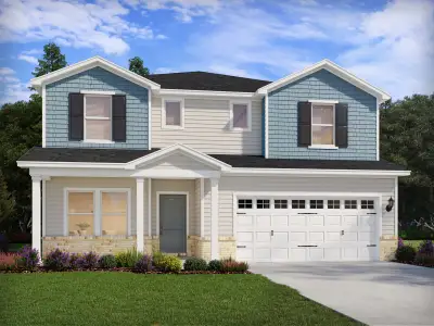 New construction Single-Family house 116 Beadwood St, Wendell, NC 27591 plan Johnson - image