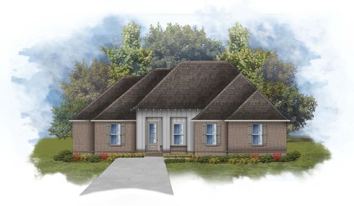 New construction Single-Family house 28 N Saint Claire Ln, Freeport, FL 32439 plan Kensington III G - image