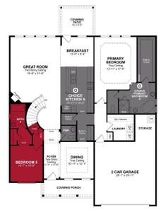 Beazer Homes Enclave at Legacy Hills Madison Floorplan.