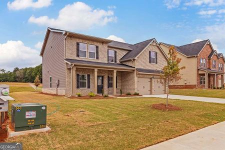 New construction Single-Family house 1628 Fuma Leaf Way, Mcdonough, GA 30253 Harding- photo 0