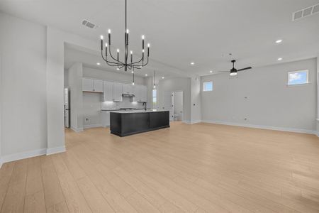 Dining - Family Room - Kitchen