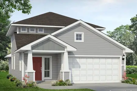 New construction Single-Family house 2519 Applewhite Mdw, San Antonio, TX 78224 plan Applewhite Meadows 2107 - image
