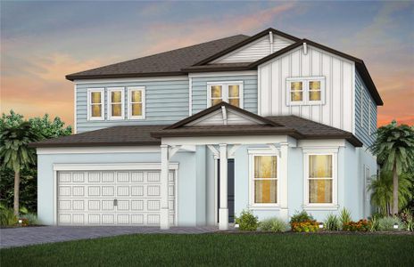 New construction Single-Family house 13810 Sunlight Meadow Drive, Riverview, FL 33578 Scarlett- photo 0