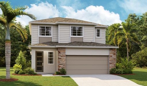 New construction Single-Family house 5922 Jensen View Ave, Apollo Beach, FL 33572 Lynwood- photo 0