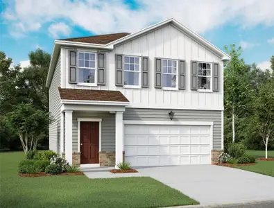 New construction Single-Family house 2407 Evergreen Falls Dr, Crosby, TX 77532 plan Voyager - image