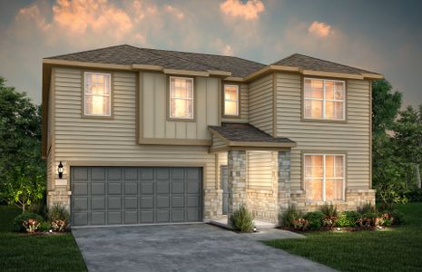 New construction Single-Family house 209 Celeste Wy, Liberty Hill, TX 78642 plan Albany - image