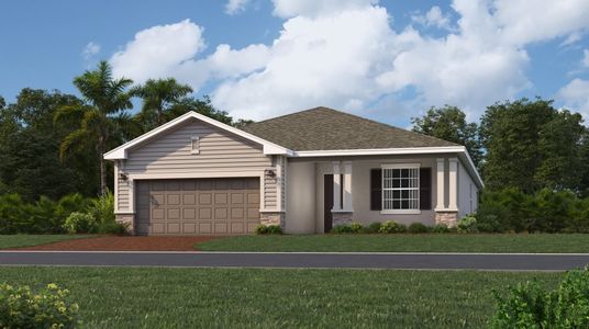 New construction Single-Family house 18696 Marlin Kite Ln, North Fort Myers, FL 33917 plan Venice - image