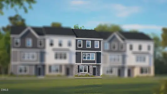 New construction Townhouse house 804 Washington St, Fuquay Varina, NC 27526 plan Blakely - image