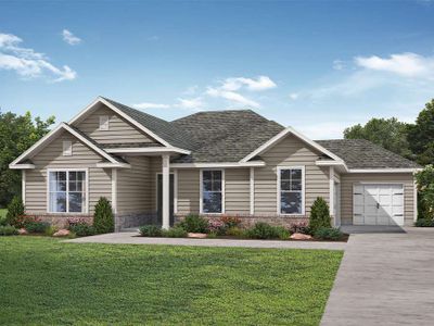 New construction Single-Family house 605 Patillo Rd, Stockbridge, GA 30281 plan Woodridge 3-Car - image