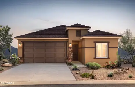 New construction Single-Family house 25154 W Wier Ave, Buckeye, AZ 85326 Lavender- photo 0