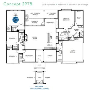 New construction Single-Family house 150 Waterview Dr, Gunter, TX 75058 plan Concept 2978 - image 6