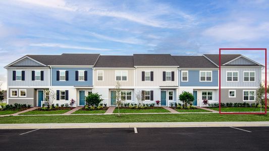New construction Townhouse house 1618 Acclaim Rd, Apopka, FL 32703 plan Monroe - image