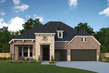 New construction Single-Family house 227 Sunrise Canvas Drive, Willis, TX 77318 The Bynum- photo 0