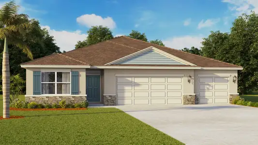 New construction Single-Family house 1112 Morfontaine St, Daytona Beach, FL 32124 plan Denham - image