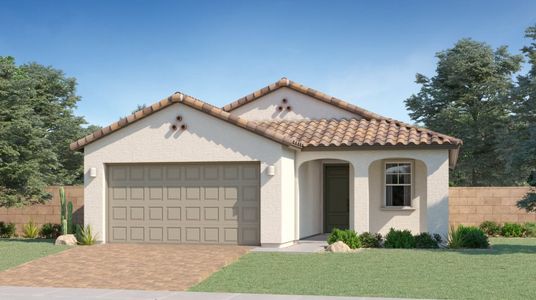 New construction Single-Family house 15594 W Williams St, Goodyear, AZ 85338 Bisbee Plan 3565- photo 1 1