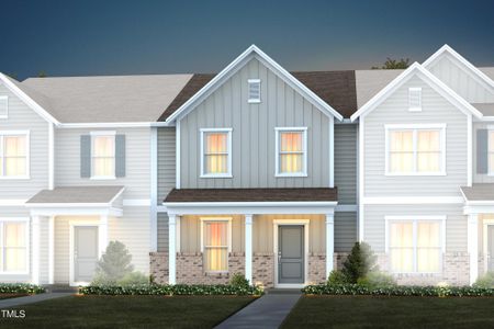 New construction Townhouse house 152 Abbots Mill Drive, Raleigh, NC 27603 Sedona- photo 0