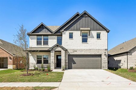 New construction Single-Family house 1161 Sage Drive, Lavon, TX 75166 The Haskell- photo 0