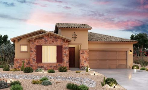 New construction Single-Family house 16373 W. Morning Glory, Goodyear, AZ 85338 Hacienda Series - Jade- photo 0