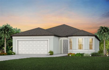 New construction Single-Family house 10005 Johnson Oaks Gln, Parrish, FL 34219 plan Mystique - image